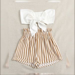 cute top and shorts set